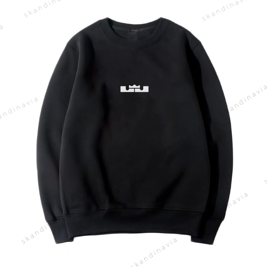 Sweater Crewneck Pria Wanita Pola Overesize Ukuran XXL