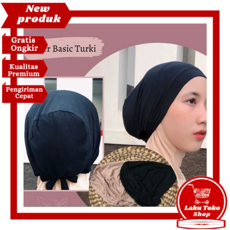 Ciput Inner Tali Basic Turki / iner Hijab / ciput turki / ciput murah ciput kekinian / dalaman hijab