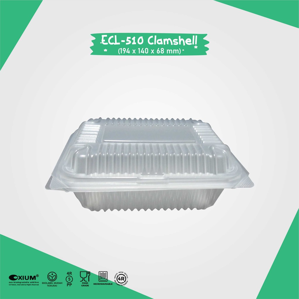 

ECORASA ECL 510 CLAMSELL (Isi 50 Pcs)