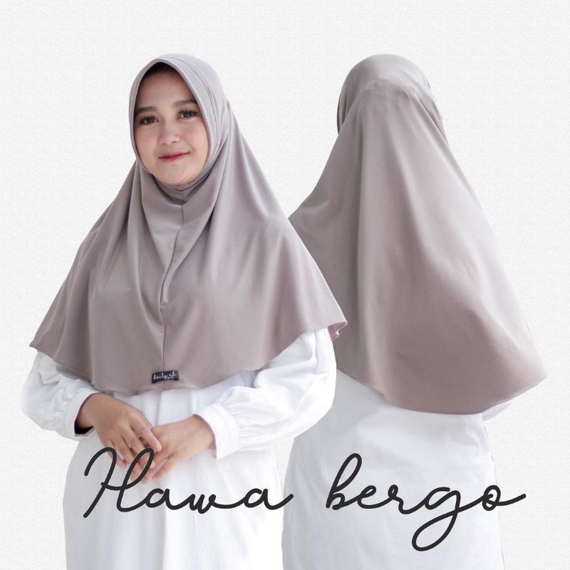 jilbab syari menutup dada bergo jersey jilbab jersey premium hawa bergo