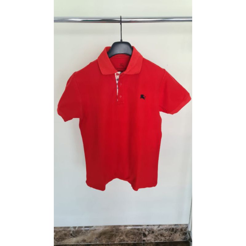 BURBERRY KW1 Red Polo Shirt Second