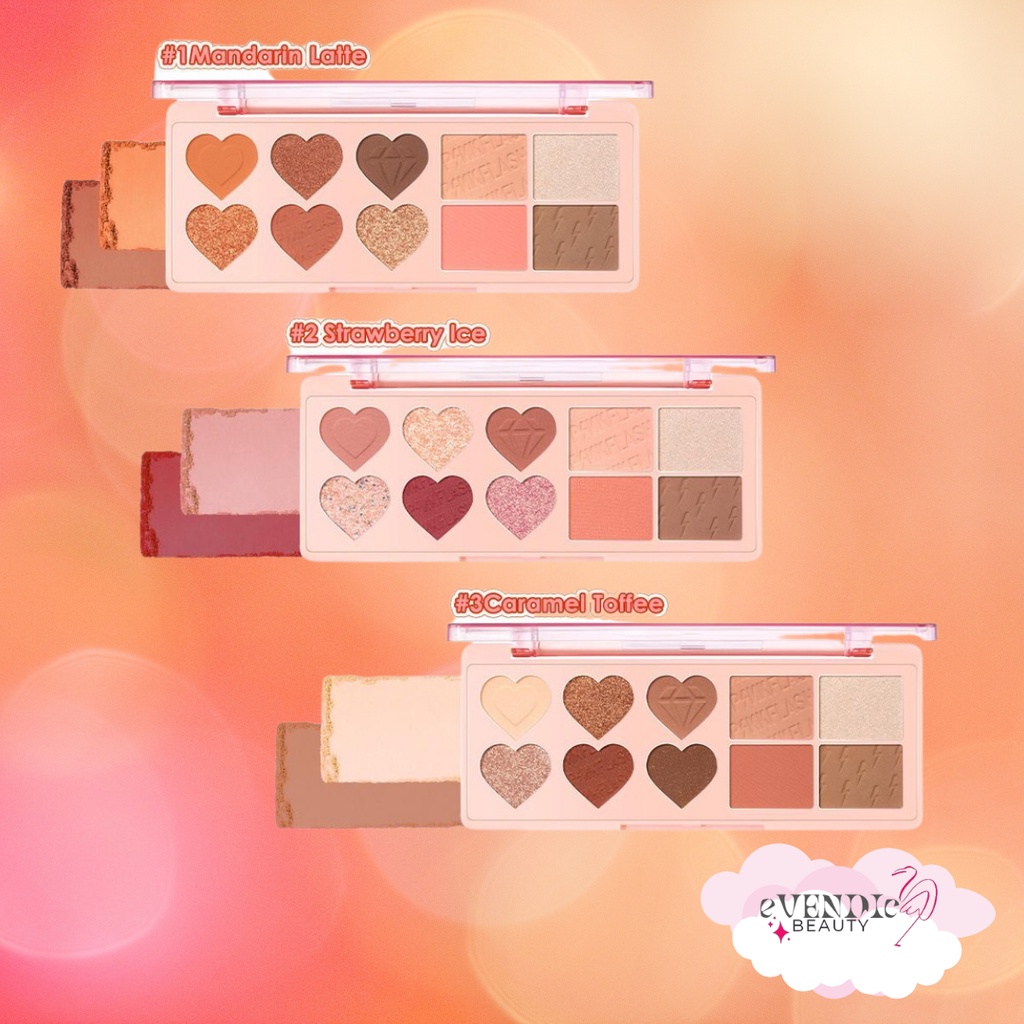 ❤ PINKFLASH OhMyLove Multiple Face Palette Eye shadow Blush Highlighter Contour Original | BPOM