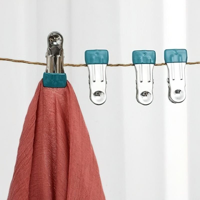Klip Penjepit Pakaian / Kaos Kaki / Handuk Bahan Stainless Steel