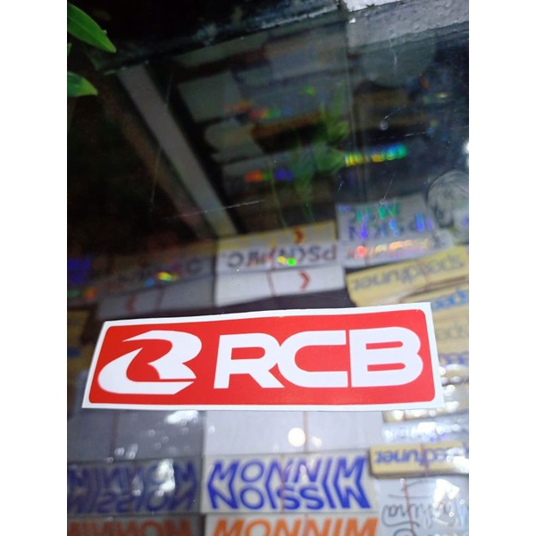 sticket printing RCB KECIL 9cm