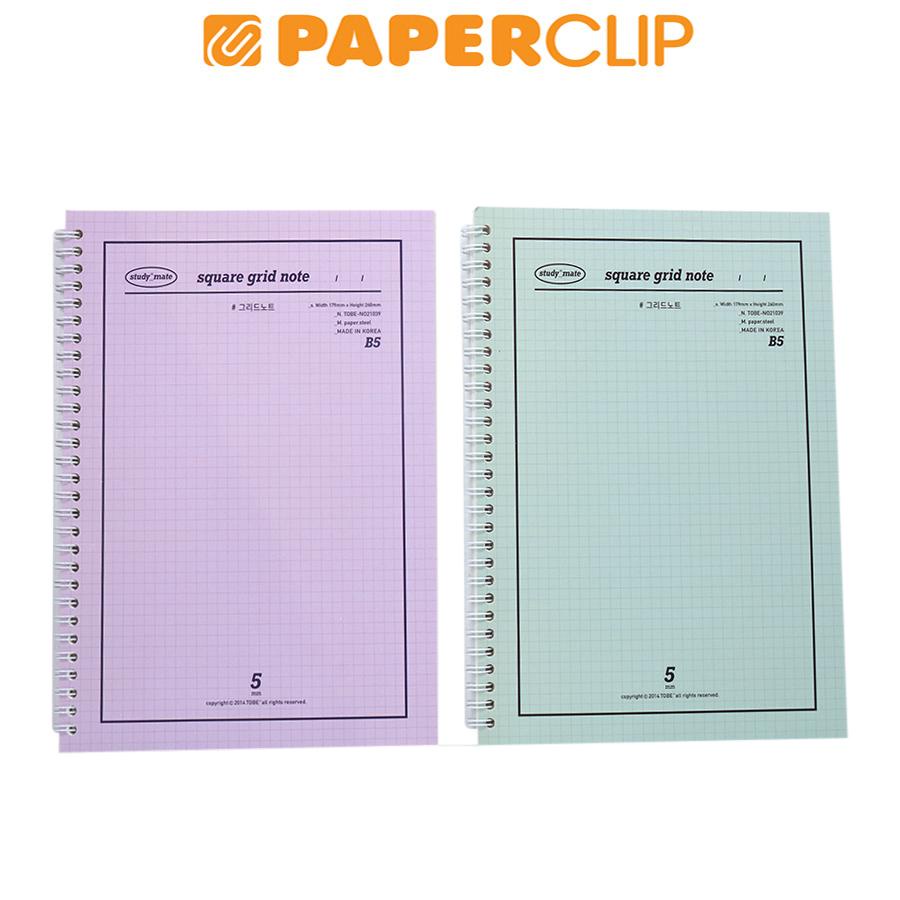NOTEBOOK B5 TOBE NO22019 GRID SPIRAL