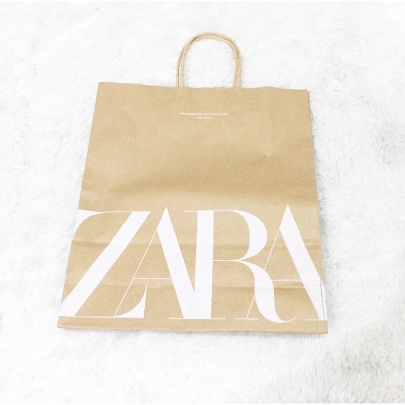 

Original Zara Paperbag Shopping Bag Tas Kantong Belanja Paper Bag Branded Bermerk