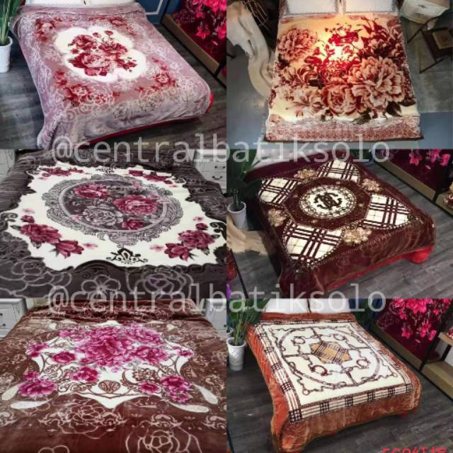 CBS Selimut SRH Tebal Lembut Super Jumbo 200x230 cm
