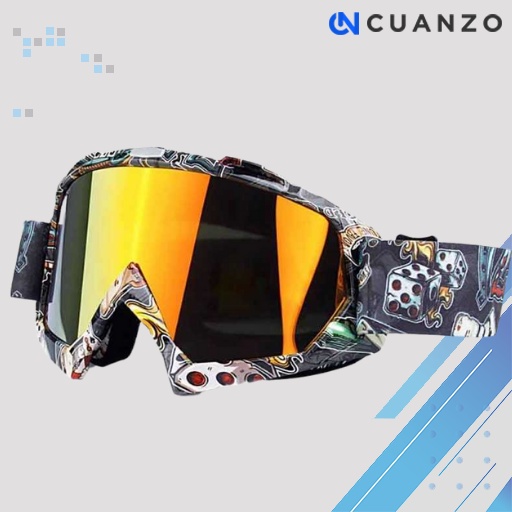 Kacamata Goggles Ski Ice Skating Double Layers UV400 / Kacamata Goggle Goggles Gogle Jpx Trail Ski Sky Salju Cross Mask Helm Pria Wanita Uv400 / Kacamata Olahraga Gowes / Kacamata Helm Berkendara Sepeda Motor Cros Retro Anti Debu Cross Retro Siang Malam