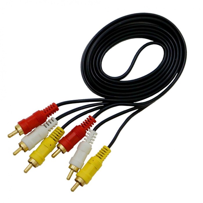 kabel rca to rca / 3 kabel video AV / jack audio