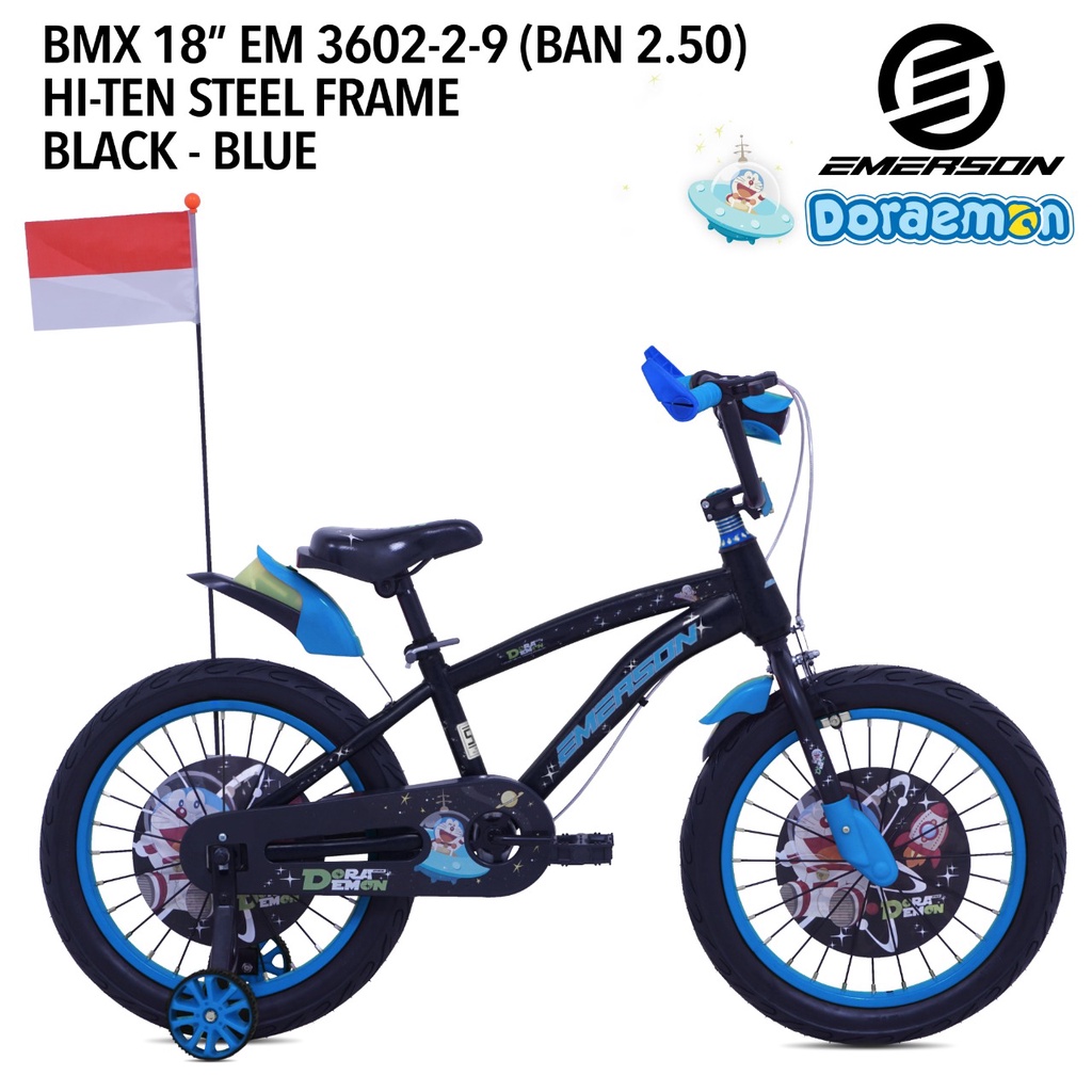 SEPEDA ANAK LAKI LAKI 18 EMERSON BMX DORAEMON 3602-2-9 2.5