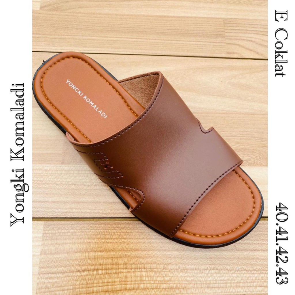 SANDAL SLOP E COKLAT