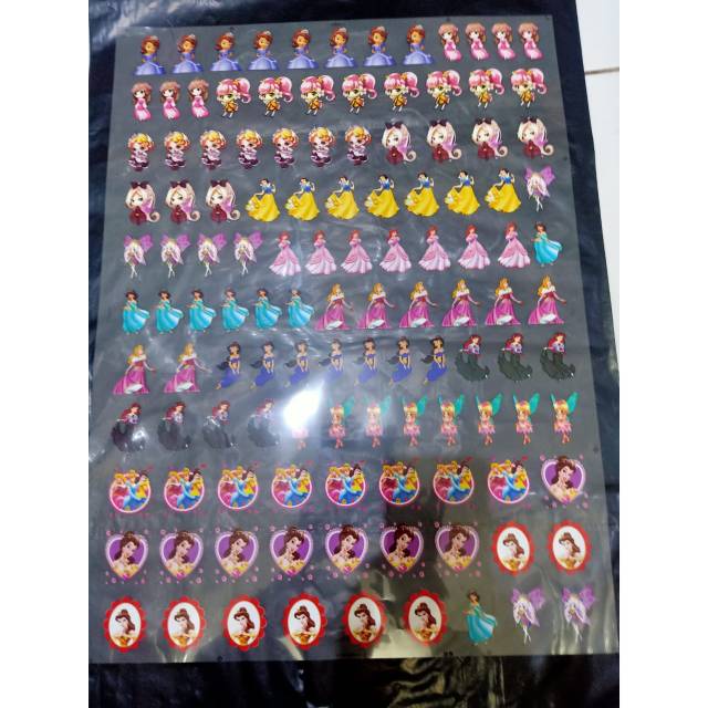 

Stiker sablon karakter anak