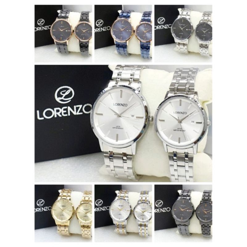 LORENZO FLAT FOUR / JAM TANGAN COUPLE / LORENZO COUPLE /