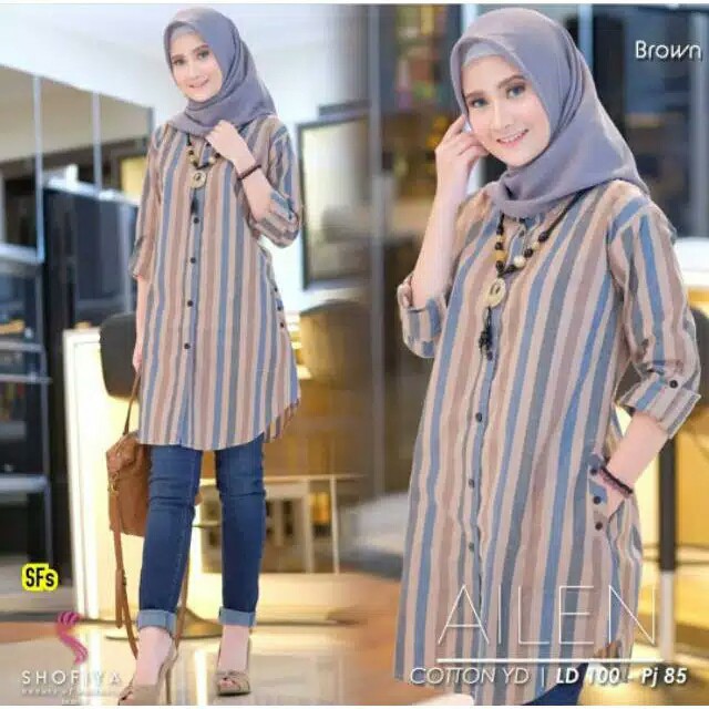 AILEN TUNIK SALUR /TUNIK SALUR LENGAN PANJANG