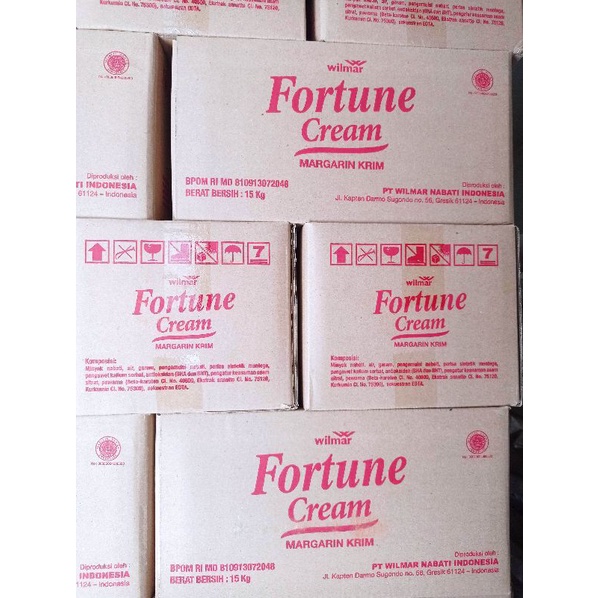 Grab/Gojek Only Fortune Margarin Krim 15kg / Mentega Fortune / Fortune Margarine Cream