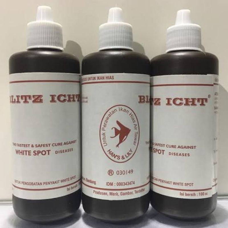 Jual Blitz Ich Ml Methylene Blue Obat Biru Ikan Hias Shopee Indonesia