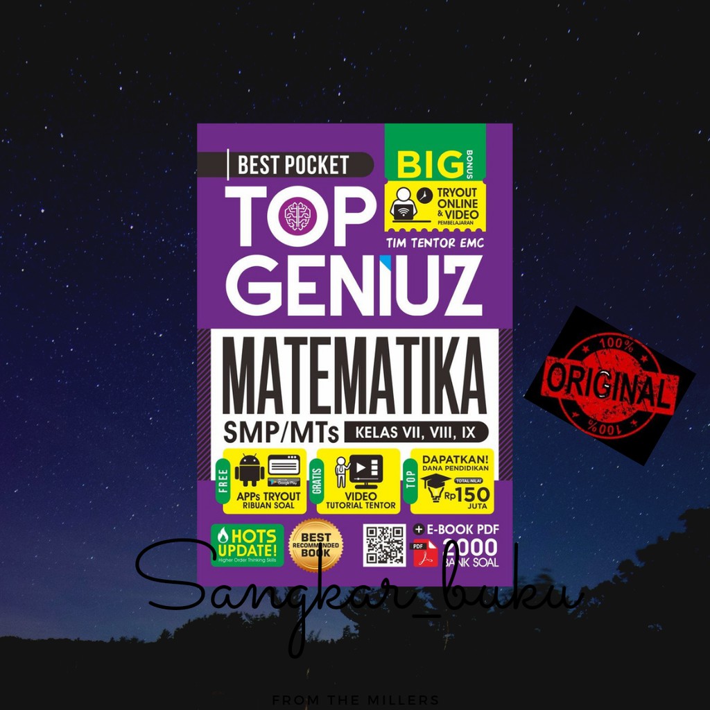 BUKU BEST POCKET TOP GENIUZ MATEMATIKA SMP