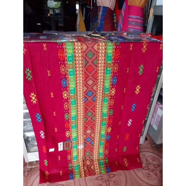 KAIN SARUNG KATUN CEWEK ETNIK BATAK PRINTING SONGKET SARUNG BATIK
