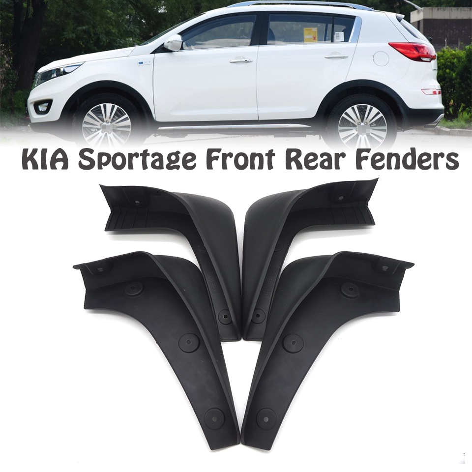 1 Set Mud Flap Pelindung Splash Untuk Fender Mobil KIA Sportage 2011 2012 2013 2014 2015 2016