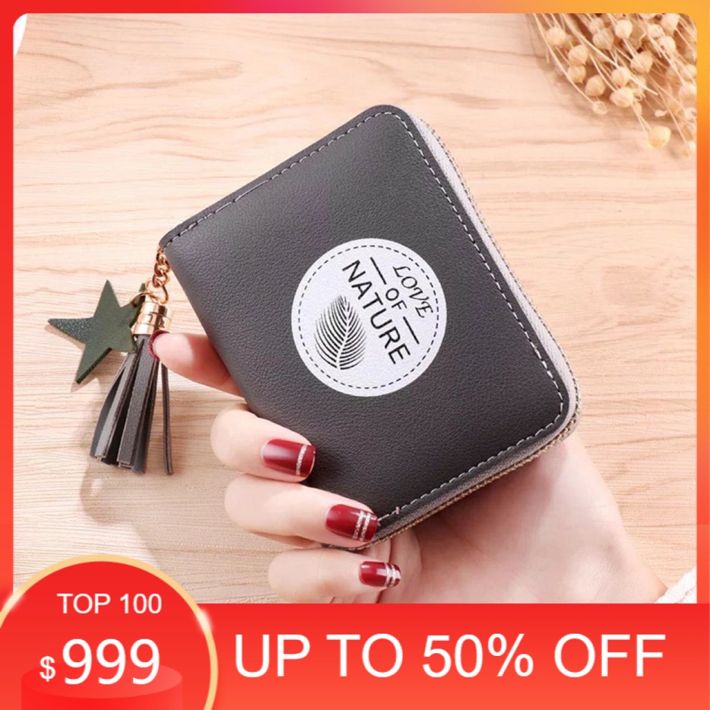 Dompet Wanita Impor D02 Korea Dompet Lipat Wanita dompet murah Kecil Lucu Cantik