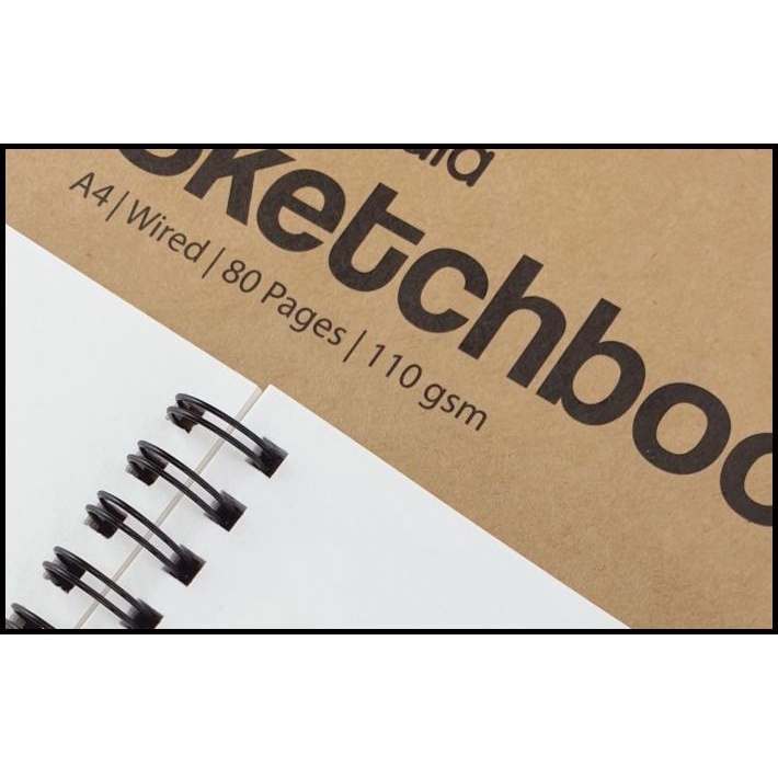 

Buku Sketsa Artemedia Sketchbook Wired A5 A4 Craft Cover Jilid Spiral
