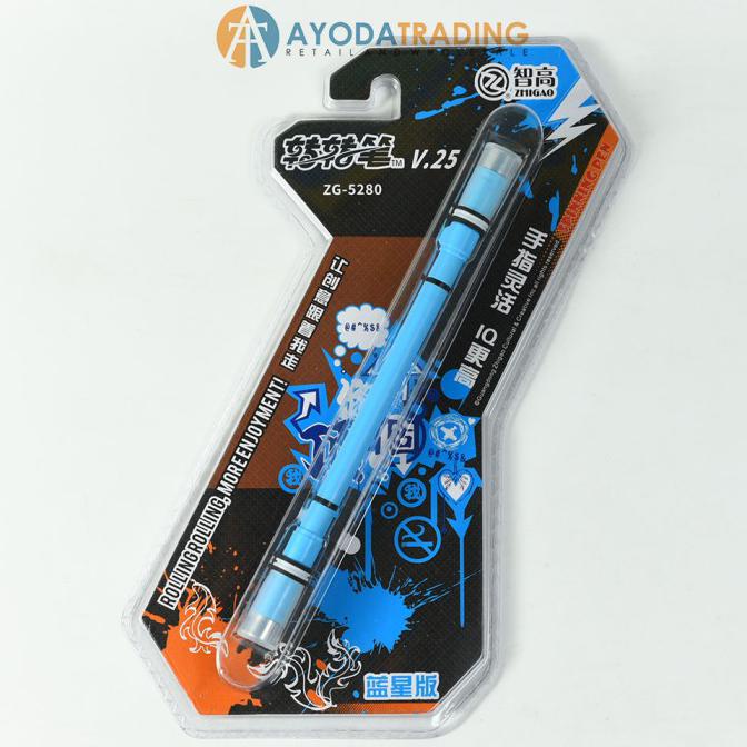 Spinning Pen ZhiGao V25 - Biru Muda