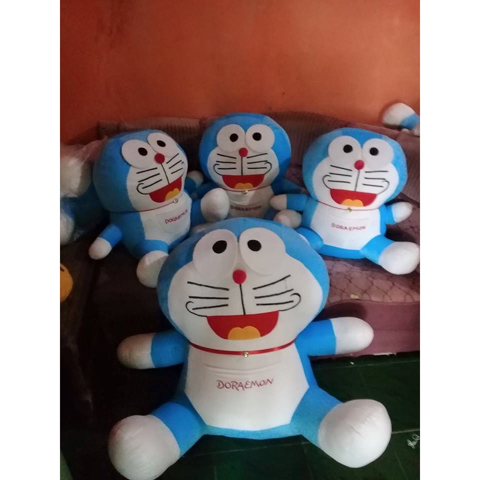 Doraemon Lucu Velboa Size Xl Jumbo Gendut Shopee Indonesia