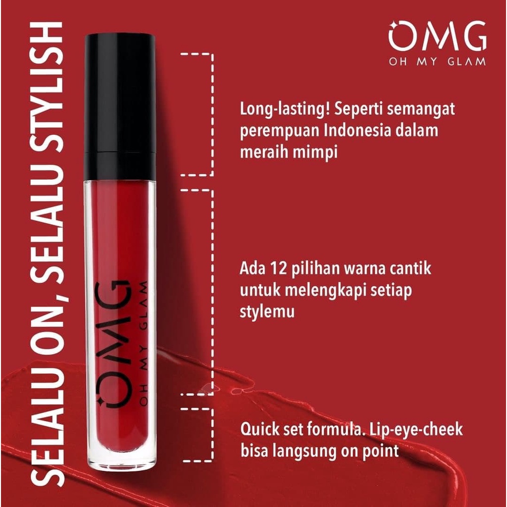 OMG OH MY Glam Tester Produk