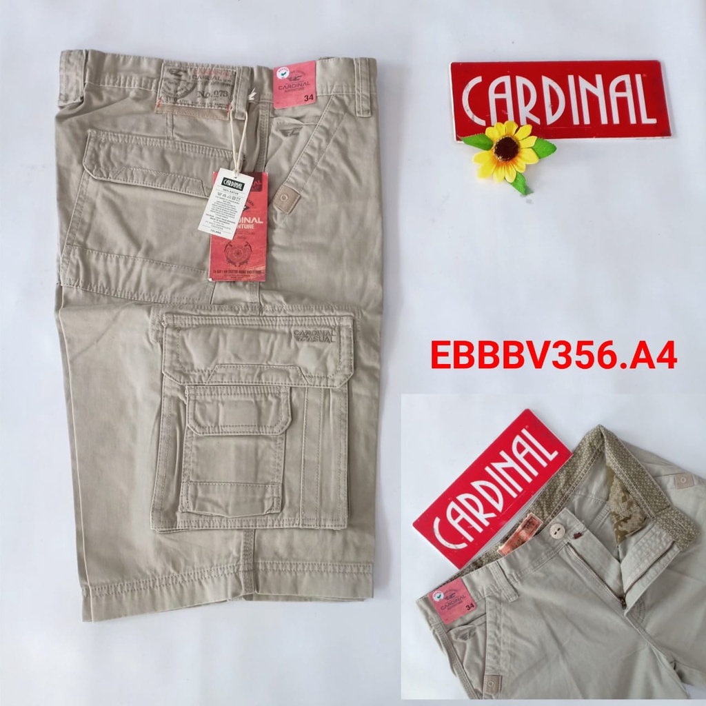 gof 42-44 KPL CARDINAL KEMPOL CASUAL Celana Pendek Cowok Celana Kempol Fashion Pria Brand Kekinian