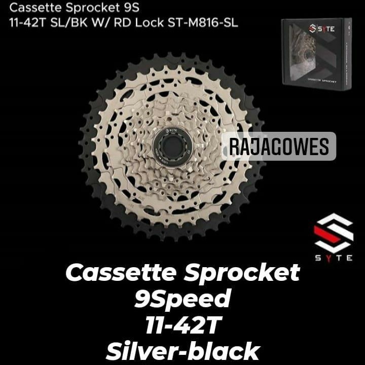 CASSETTE SPROCKET 9SPEED 11-42 STYE