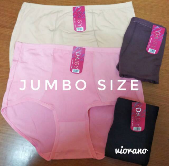 JUMBO 4L XXXL Celana Dalam Wanita Jumbo Daisy 3088 Lembut Muat Sampai XXXL CD Cewek Jumbo Murah Muat XXXL/4L