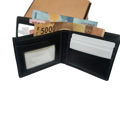 DOMPET LIPAT KULIT MODEL 3 DIMENSI / DOMPET PRIA 3 DIMENSI