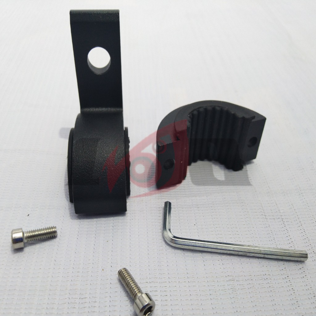 CrashBar Besi Bracket Lampu Sorot Led Breket Klem Stang / Shockbreaker