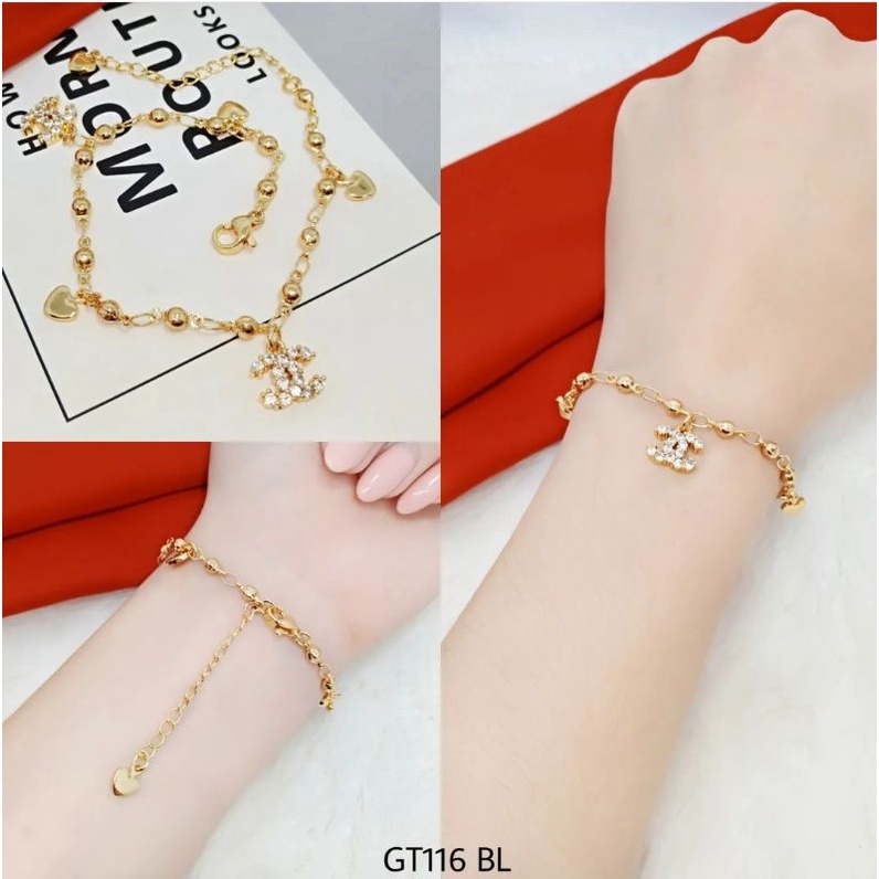 gelang chanel wanita inport kualitas premium