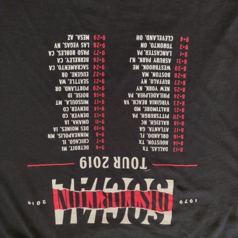 kaos band second official nota social distortion tour