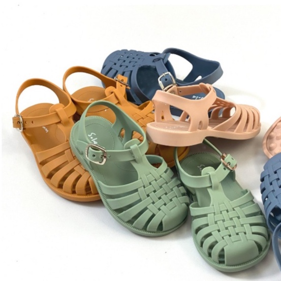 Soleram MACAROON Sandal - Sepatu Sandal Anak Todler Laki Perempuan Unisex Karet