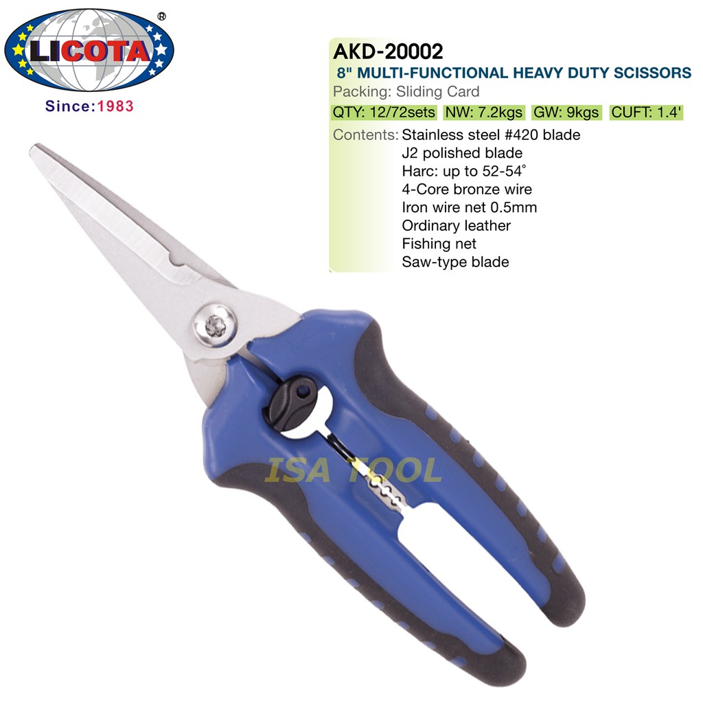 

GUNTING MULTI FUNGSI 8 INCH - AKD-20002