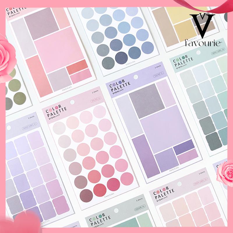 [COD]Stiker Label Index Dot Multifungsi Bisa Ditulis Untuk Dekorasi Diary / Scrapbook-FA