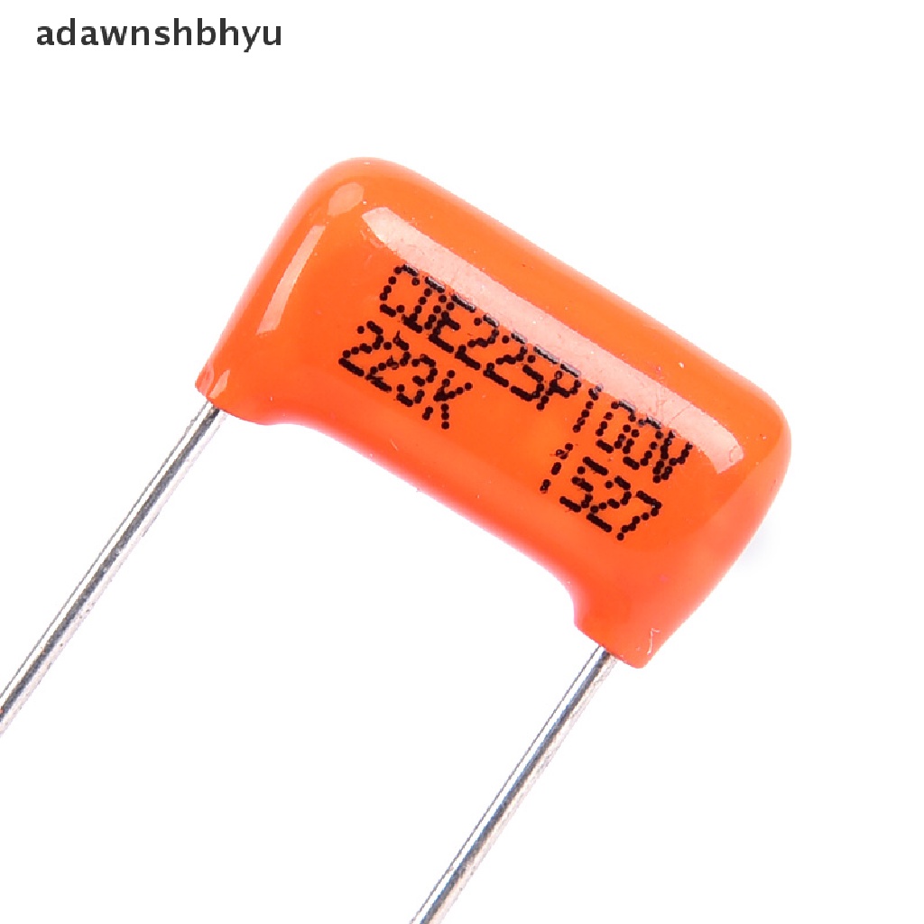 Adawnshbhyu 1pc Kapasitor CDE225P 223K 0.022UF 100V Untuk Gitar Elektrik Bass Cap