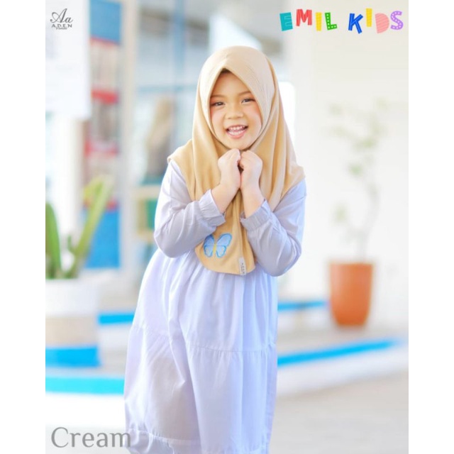 READY HIJAB INSTAN ANAK BERGO EMIL KIDS by ADEN kidspusat