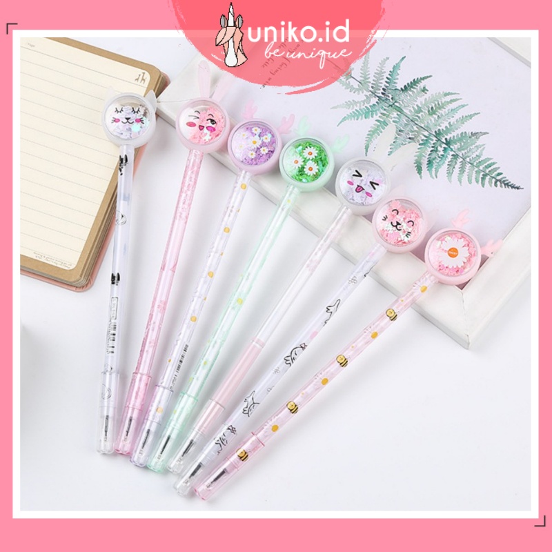 

UNIKO.ID - PULPEN PAYET PEN GLITER PENA BUNNY KELINCI BULPEN RABBIT LUCU / PULPEN LUCU MURAH IMPORT