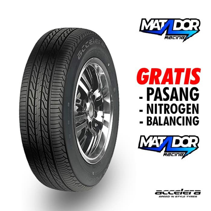 Ban Mobil ACCELERA ECO PLUSH 195/70 R14 Tubeles 195 70 buat velg ring 14 Murah dan Awet