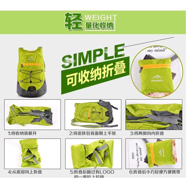 Tas Gunung Carrier Lipat Waterproof 17L ANTI AIR - XINGUANHUA