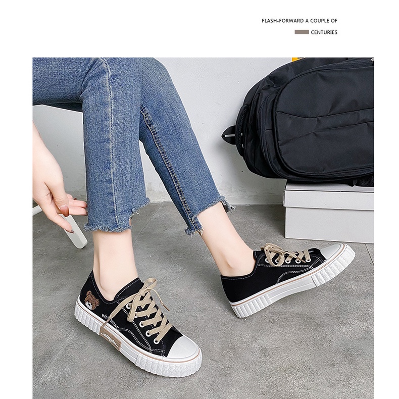 Zealo.Shoes 102 Sepatu Wanita  Import Sneakers Tali Kanvas Model Terbaru 2022 Trendy dan Elegan