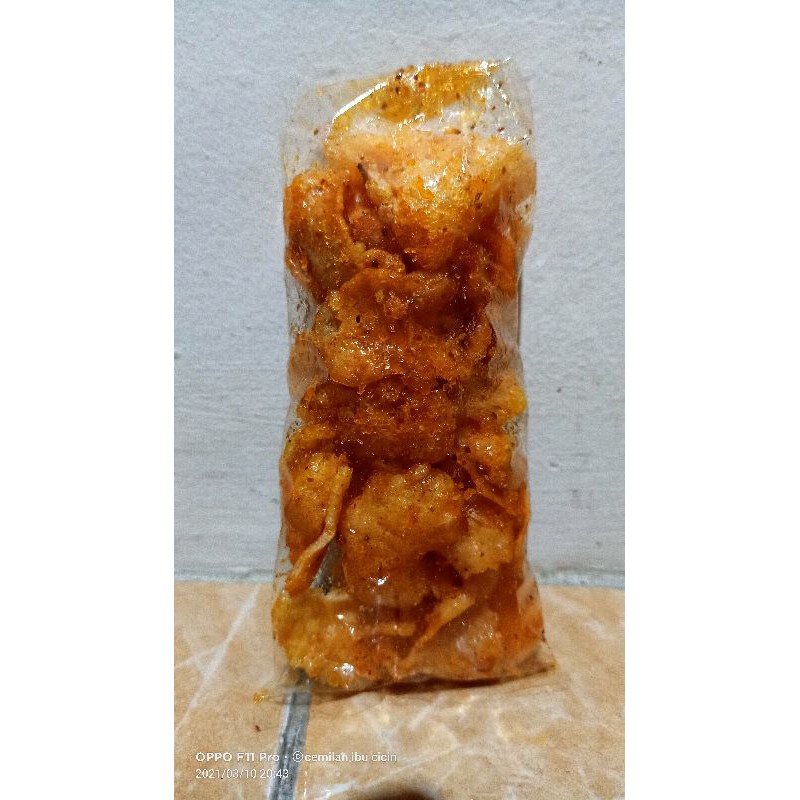 

kerupuk seblak pedas gurih