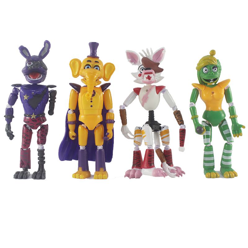 8pcs/Set Five Nights At Freddy Character Luminous Lighting Action Figure Toys Gift