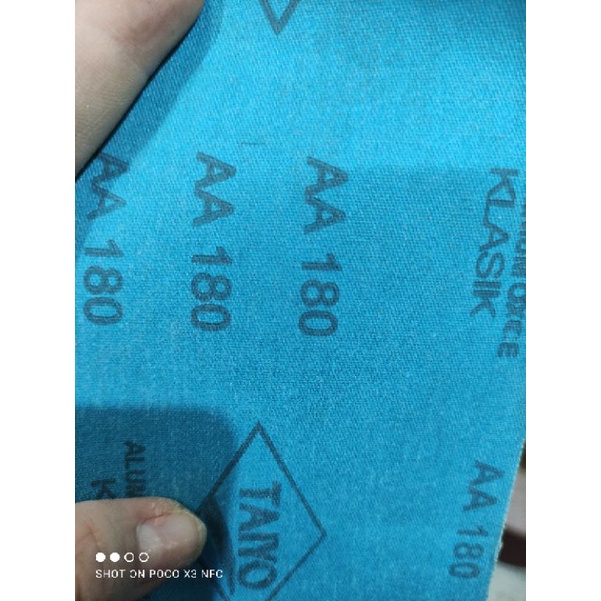 AMPLAS METERAN UKURAN 180 (#180) HARGA PER 1 METER/AMPLAS ROL METERAN