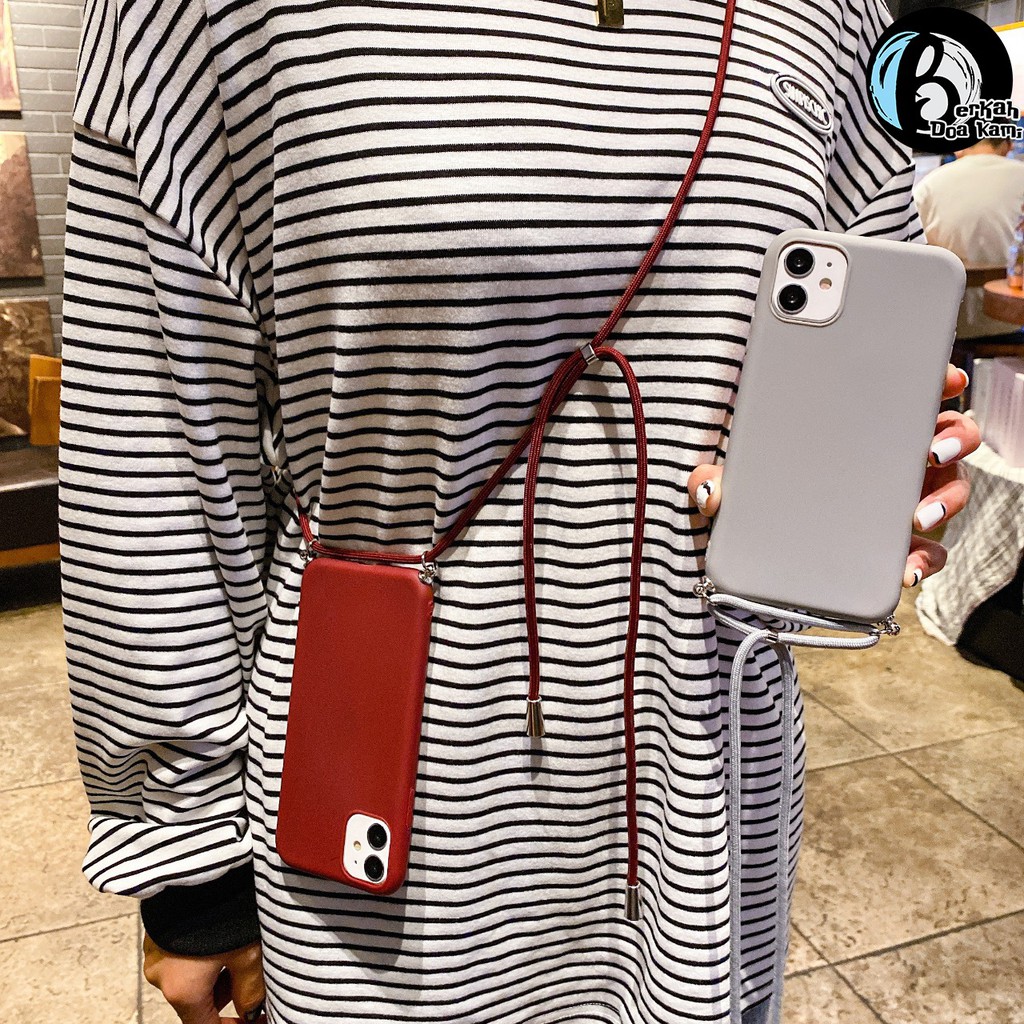 Softcase Slingcase Tali Lanyard Candy Oppo A3s A33w Neo 9 A37 9 A57 A39 A71 A83 F1S A59 BDK1450-1