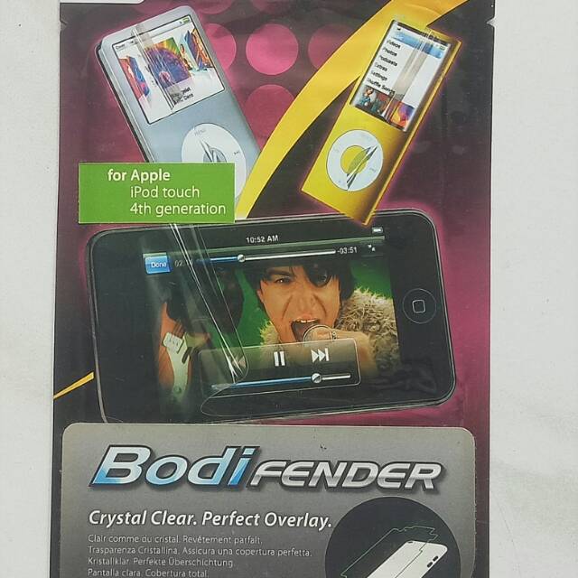 Capdase Anti Gores Ipod Touch 4 Bodi Fender Crystal Clear Screen Guard Ipod touch 4