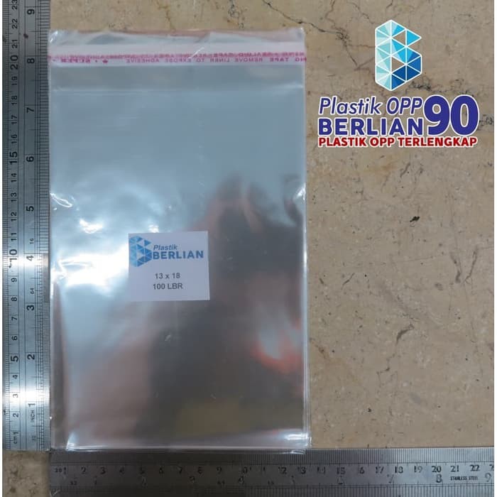 Dijual 13 X 18 CM PLASTIK OPP TEBAL 18 MIC/PLASTIK KEMASAN e disigrosir